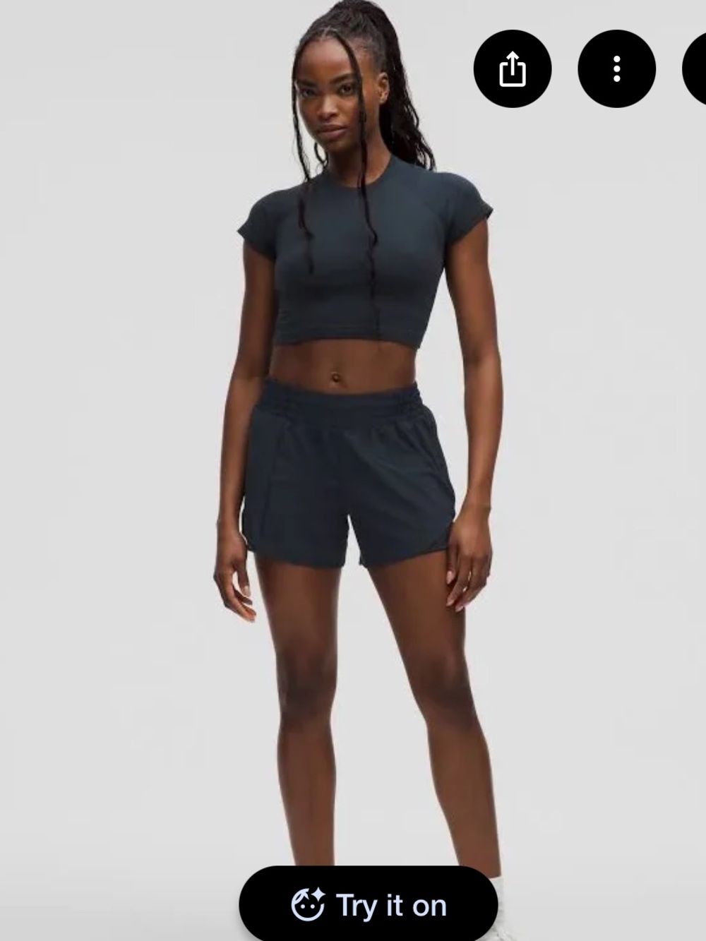 lululemon athletica Hotty Hot High-Rise Lined Shorts - Black